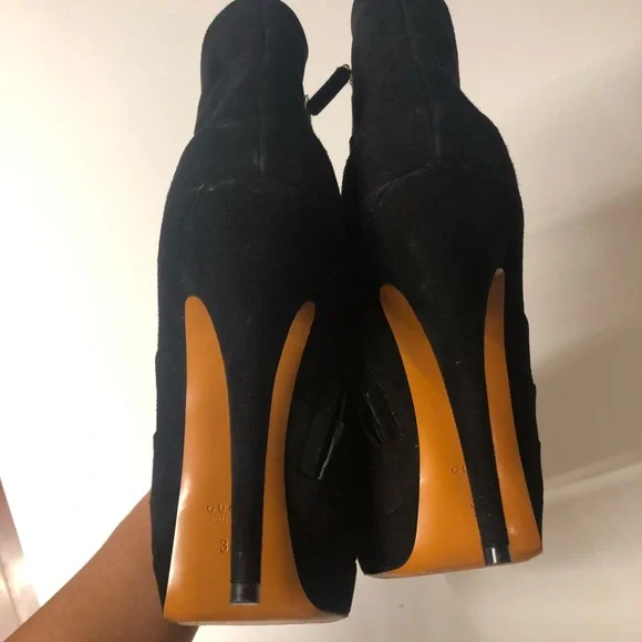 Gucci Youma Fringe Stiletto Boots - Picture 5 of 8